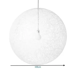 Suspension*Moooi Suspension, Random Light II, Large, , Ø105cm, H105cm - blanc