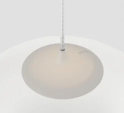 Suspension*Lodes Suspension, Random solo 18 sans rosace, , LED, dim, 3000K, 160 lm, Ø18cm, H18,7cm - blanc givré