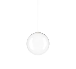 Suspension*Lodes Suspension, Random solo 14 sans rosace, , LED, dim, 3000K, 160 lm, Ø14cm, H14,7cm - transparent