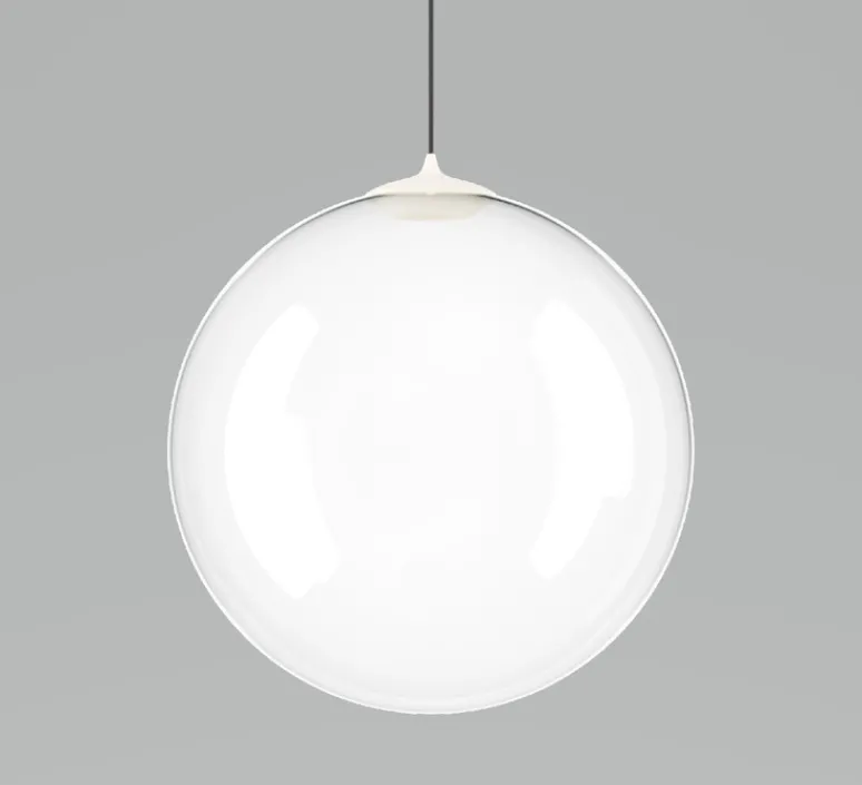 Suspension*Lodes Suspension, Random solo cluster 5 pièces avec rosace, , LED, dim, 2700K, 450 lm, Ø38cm, H130cm - rose, transparent