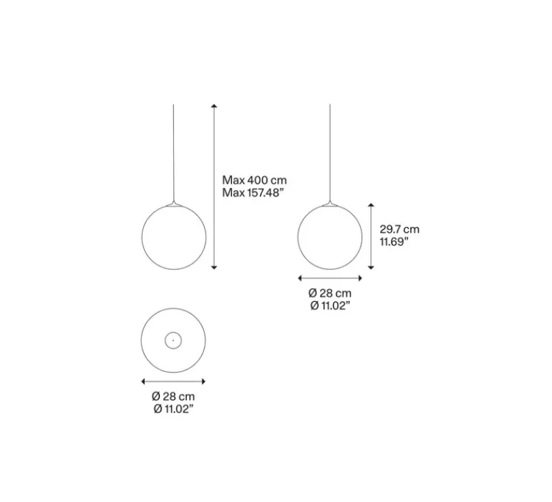 Suspension*Lodes Suspension, Random solo cluster 5 pièces avec rosace, , LED, dim, 2700K, 450 lm, Ø38cm, H130cm - rose, transparent