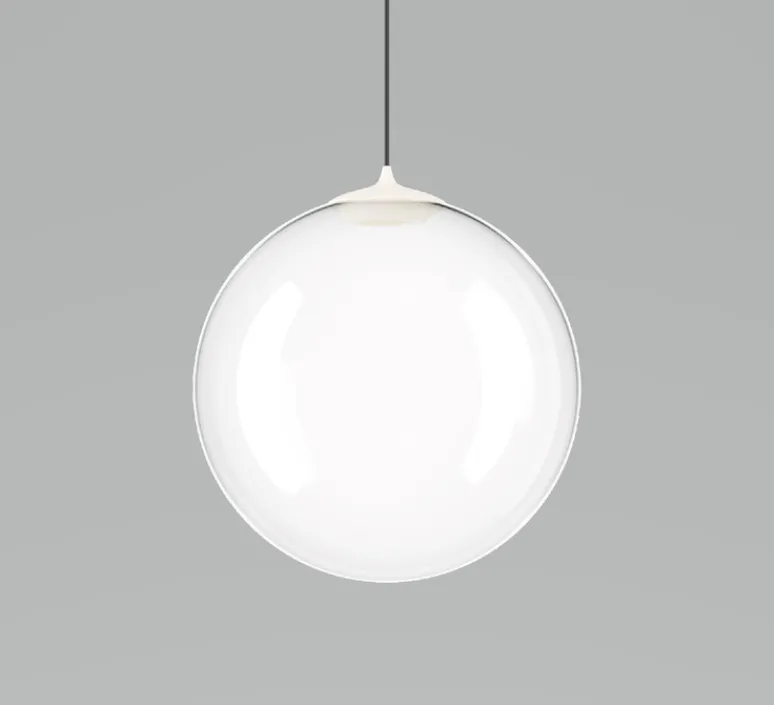 Suspension*Lodes Suspension, Random solo cluster 5 pièces avec rosace, , LED, dim, 2700K, 450 lm, Ø38cm, H130cm - rose, transparent