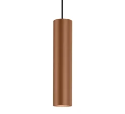 Suspension, Ray 3.0 sans rosace, cuivre, LED, dim, 2700K, 405 lm, Ø6,7cm, H30cm - Wever&Ducré