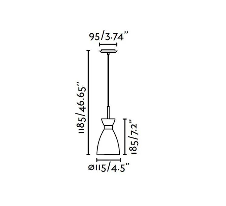 Suspension, Retro, cuivre, H12cm - FARO