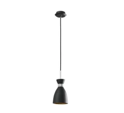 Suspension*Faro Suspension, Retro, , H12cm - noir et or