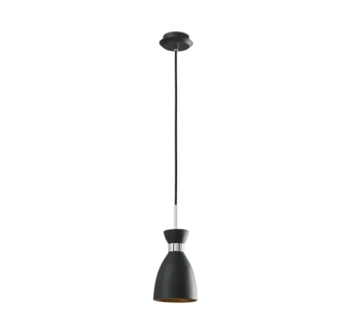Suspension*Faro Suspension, Retro, , H12cm - noir et or