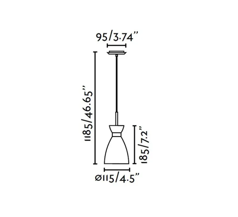 Suspension*Faro Suspension, Retro, , H12cm - noir et or
