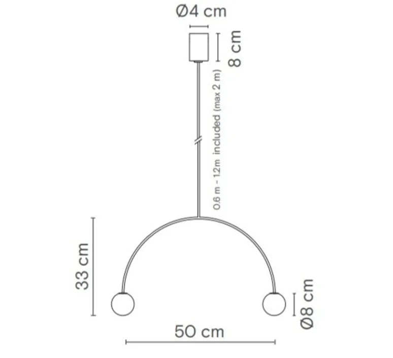 Suspension*Robin Suspension, Riga 50, , L50cm, H33cm - corail