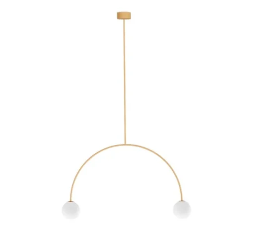 Suspension, Riga 50, jaune, L50cm, H33cm - Robin