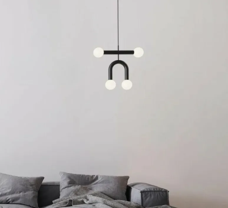 Suspension*Robin Suspension, Rigoberta duo super curved, , L49,5cm, H42cm - noir mat