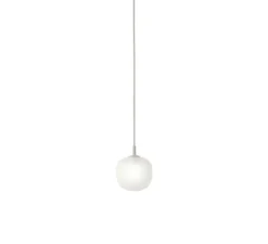 Suspension*Muuto Suspension, Rime, , 2700K, 190lm, Ø12cm, H15cm - gris, opalin