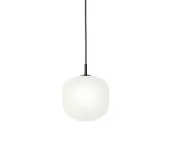 Suspension, Rime, noir, opalin, Ø25cm, H30cm - Muuto