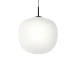 Suspension, Rime, noir, opalin, Ø45cm, H55,5cm - Muuto
