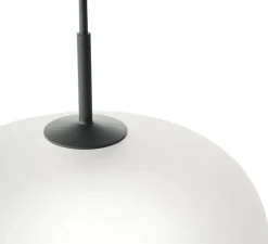 Suspension, Rime, noir, opalin, Ø37cm, H45,5cm - Muuto