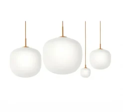 Suspension*Muuto Suspension, Rime, , Ø45cm, H55,5cm - orange, opalin