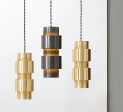 Suspension*CTO lighting Suspension, Ring, , L10cm, H24cm - Bronze