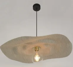 Suspension*Market Set Suspension, Rivage L, lin , Ø78cm, H6cm - naturel