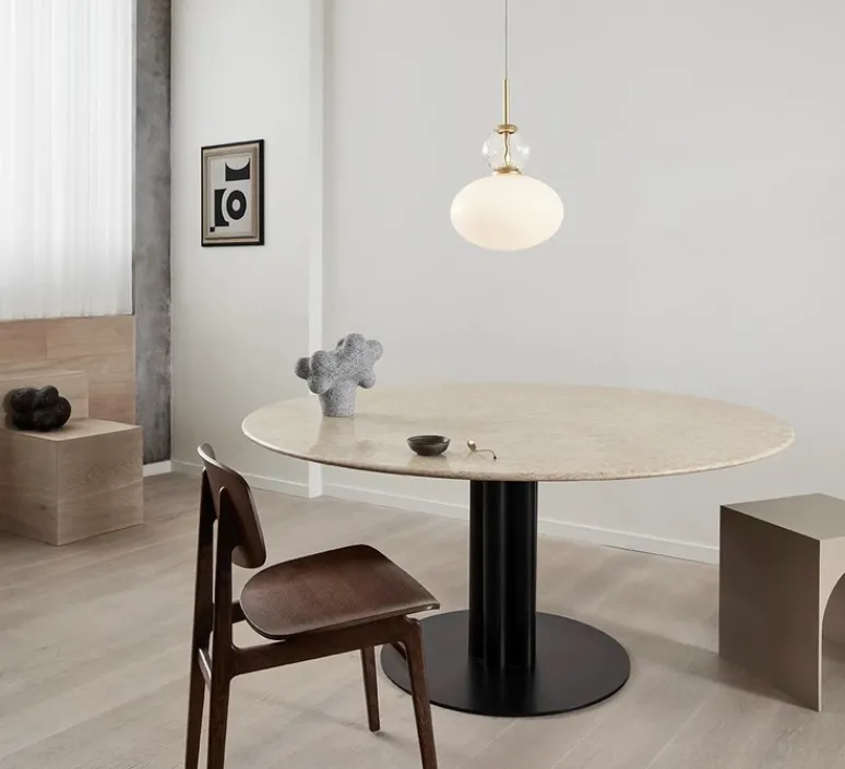 Suspension*Nuura Suspension, Rizzatto 32, , Ø30cm, H45cm - laiton satiné, opal