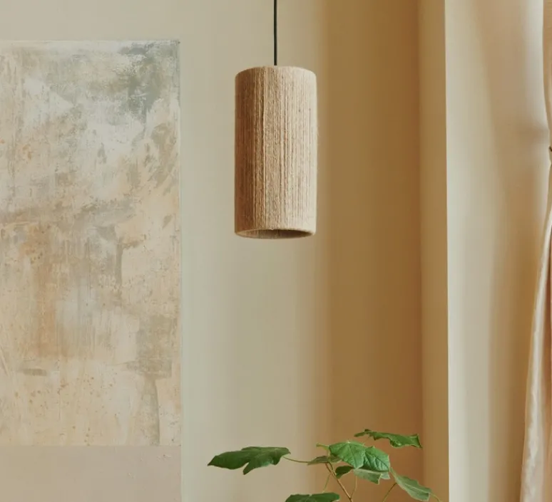 Suspension*Made by Hand Suspension, Ro, , Ø15cm, H30cm - jute