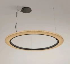 Suspension*Bover Suspension, Roda S/150, , LED, dim, 2700K, 2910 lm, Ø150cm, H6cm - crème