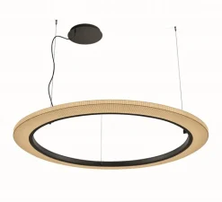 Suspension*Bover Suspension, Roda S/150, , LED, dim, 2700K, 2910 lm, Ø150cm, H6cm - crème