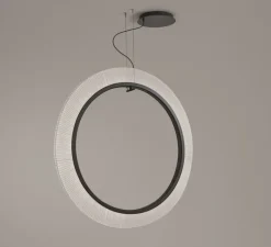 Suspension, Roda S/120/V, blanc, LED, dim, 2700K, 2160 lm, L120cm, H120cm - Bover