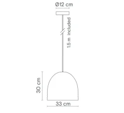 Suspension*Robin Suspension, Ronda, , Ø33cm, H30cm - corail