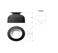 Suspension*Gubi Suspension, Ronde 40, , Ø40cm, H28cm - blanc