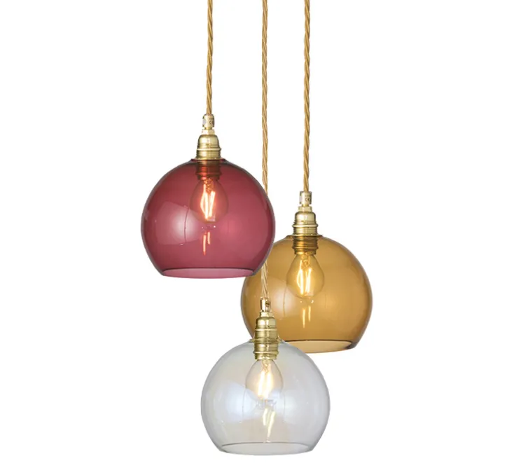 Suspension, Rowan 15,5, caméléon or, Ø15,5cm, H15,5cm - Ebb and Flow