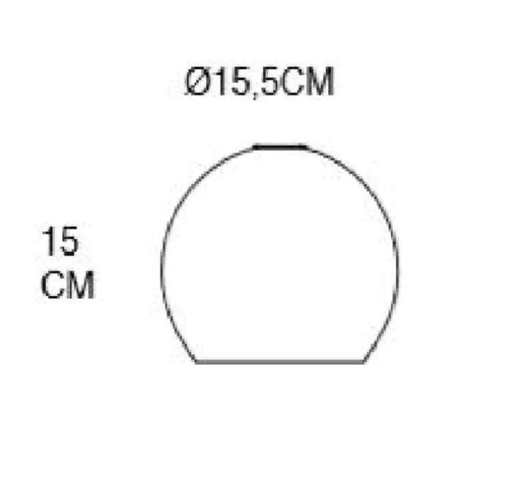 Suspension, Rowan 15,5, caméléon or, Ø15,5cm, H15,5cm - Ebb and Flow