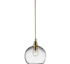 Suspension*Ebb and Flow Suspension, ROWAN 15,5, , Ø15,5cm, H15,5cm - Laiton, transparent