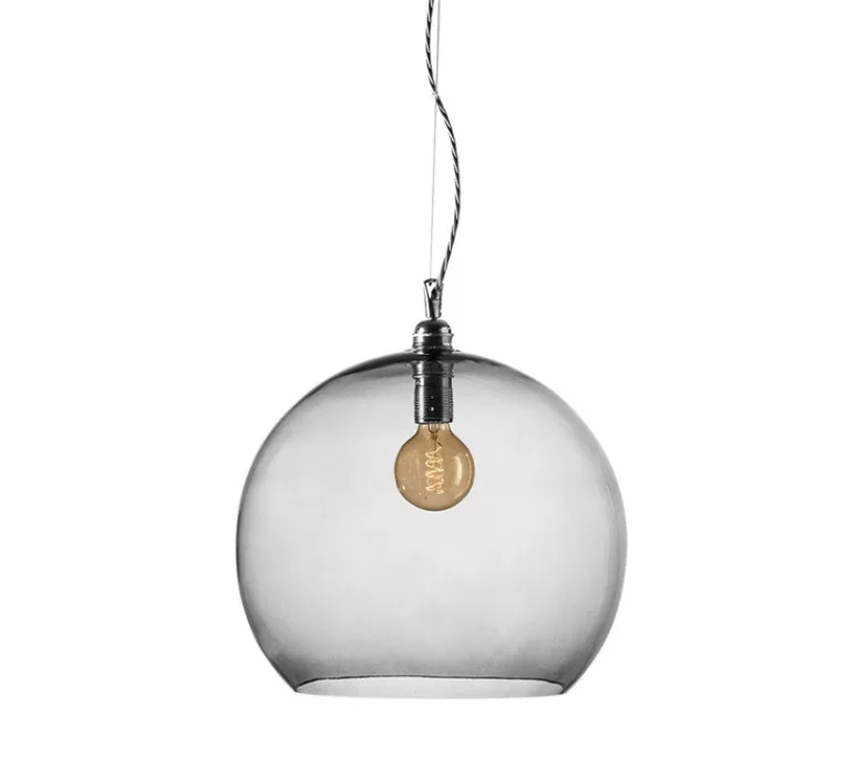 Suspension*Ebb and Flow Suspension, Rowan, fumée, Ø39cm - gris