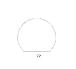 Suspension, Rowan, marron châtaigne, Ø22cm - Ebb and Flow