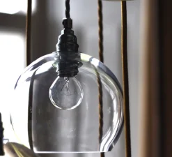 Suspension*Ebb and Flow Suspension, Rowan, , Ø15,5cm - transparent, argenté