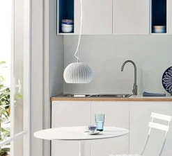 Suspension, SAHARA, blanc, Ø23cm, H17cm- KARMAN