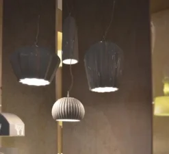 Suspension, SAHARA, blanc, Ø23cm, H17cm- KARMAN