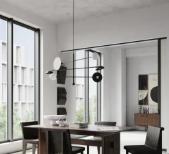 Suspension, Sahn, bronze, blanc, L125cm, H58cm - 101 Copenhagen