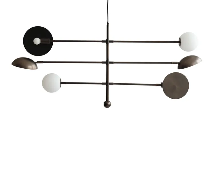 Suspension, Sahn, bronze, blanc, L125cm, H58cm - 101 Copenhagen
