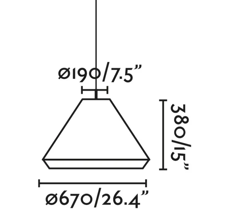 Suspension, Saigon Out, gris, marron, IP44, Ø67cm, H68cm - Faro