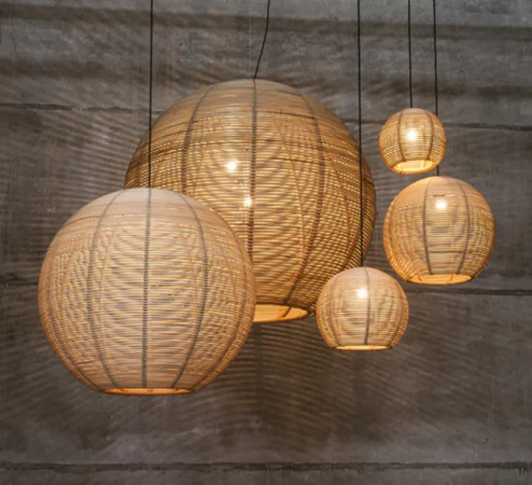 Suspension*DARK Suspension, Sangha 50, , Ø50cm, H39cm - blanc