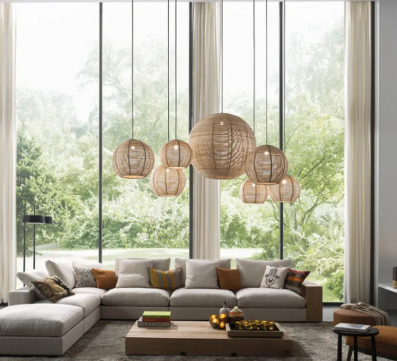 Suspension*DARK Suspension, Sangha 50, , Ø50cm, H39cm - blanc