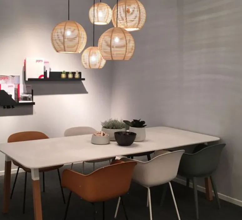 Suspension*DARK Suspension, Sangha 50, , Ø50cm, H39cm - blanc