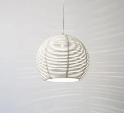 Suspension*DARK Suspension, Sangha 40, , Ø40cm, H31cm - blanc