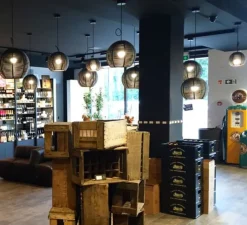 Suspension*DARK Suspension, Sangha 40, , Ø40cm, H31cm - blanc