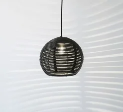 Suspension, Sangha 30, noir, Ø30cm, H22cm - Dark