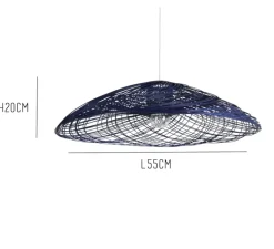 Suspension|Enfants*Forestier Suspension, Satelise S, , Ø55cm, H20cm - bleu