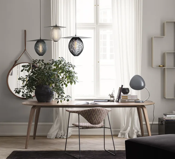 Suspension, Satellite 22, blanc crème, L45cm, H31,5cm - Gubi