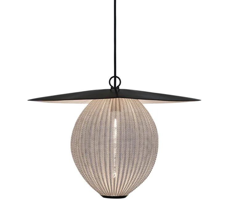 Suspension, Satellite 22, blanc crème, L45cm, H31,5cm - Gubi