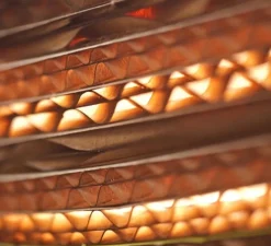 Suspension, Scraplights, Ausi 14, marron, Ø39cm, H36cm - Graypants