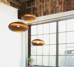 Suspension*Graypants Suspension, Scraplights, Disc 24, , Ø61cm, H26cm - marron